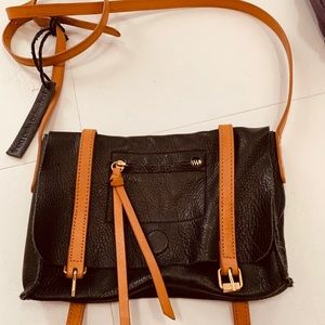 Black with tan strip